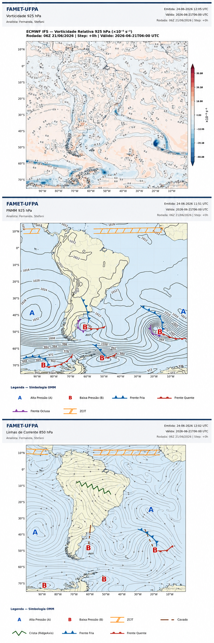 DIAGNÓSTICO ATMOSFÉRICO. - 20/06 à 26/06/2026